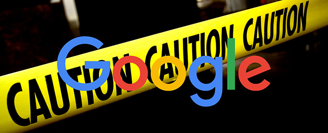 google-caution